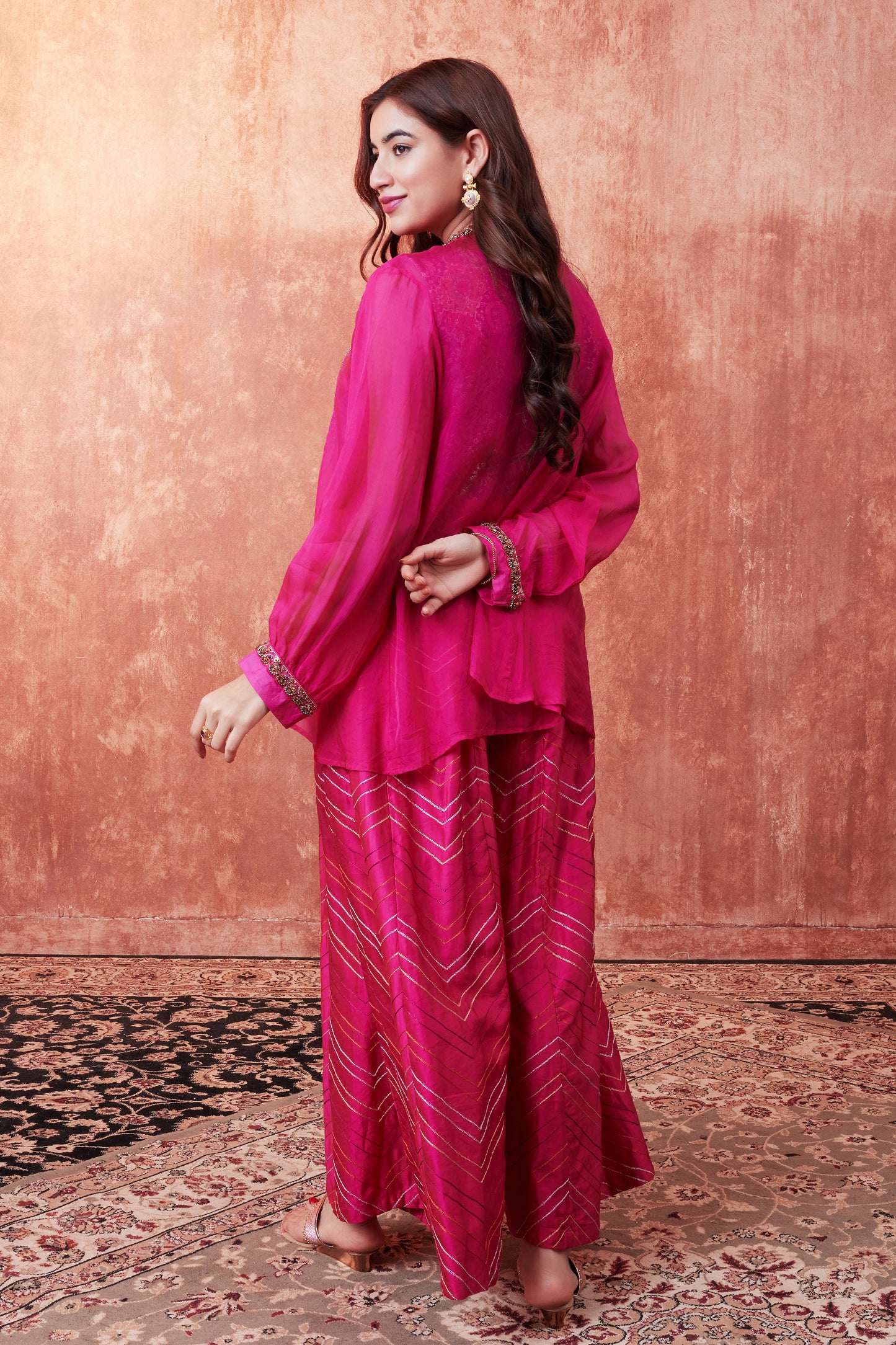 Moroccan Brocade Jumpsuit Set