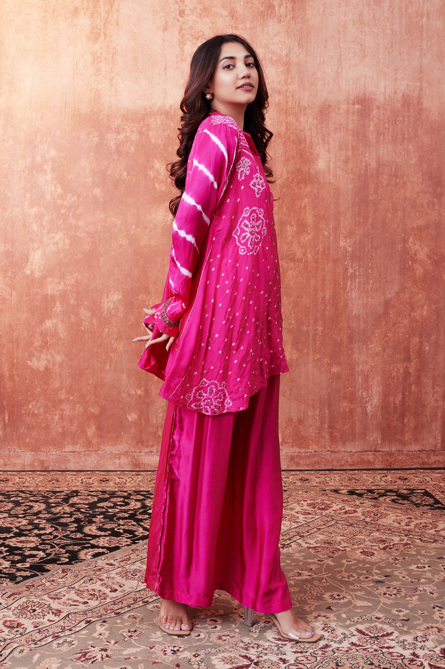 Jamla Bandhani Shirt Set