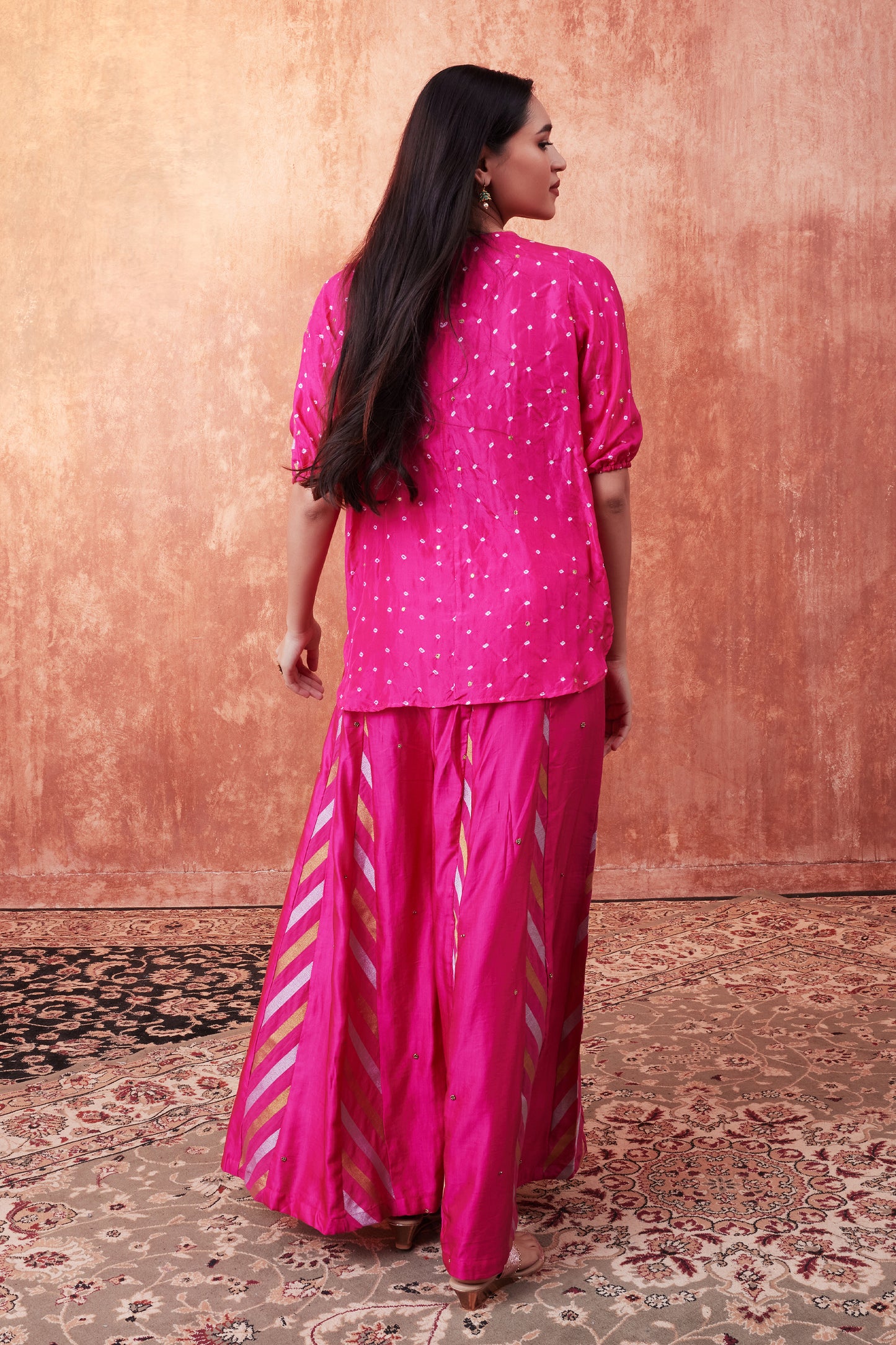 Bandhani Mandala Bandhani Tunic Set