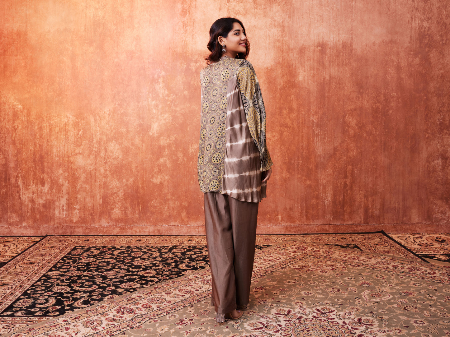 8002 Ajrakh Shirt and Palazzos