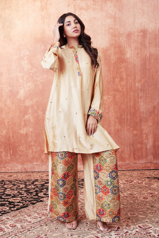 Moroccan Brocade Tunic Set