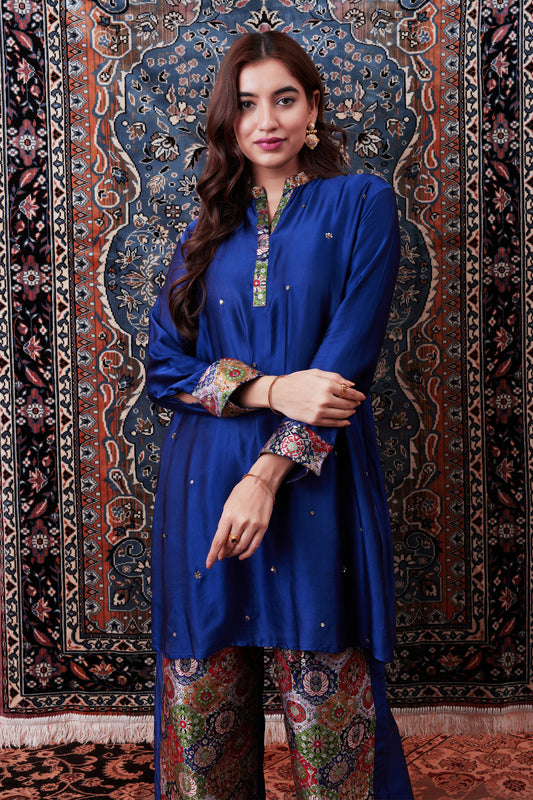 Moroccan Brocade Tunic Set