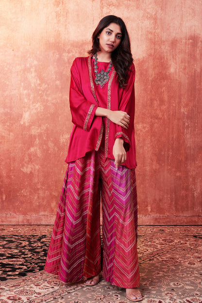 Ombre Flared Palazzo Set