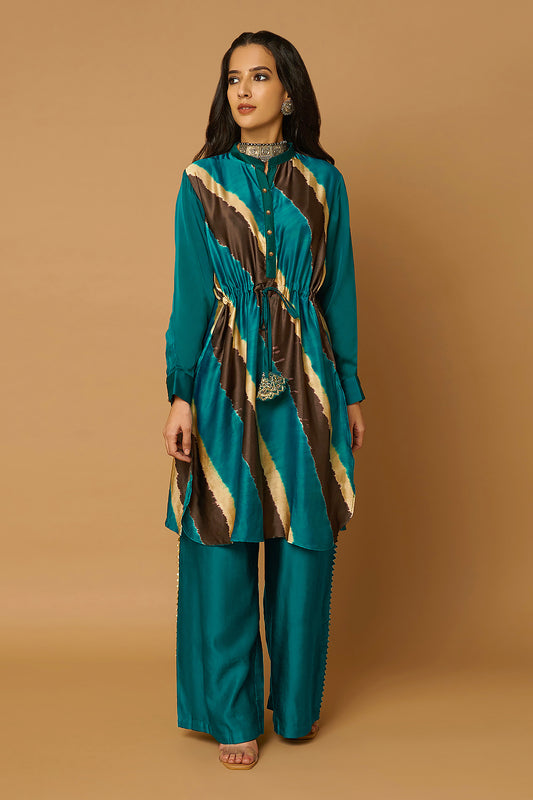 Drawstring Tunic with Trousers