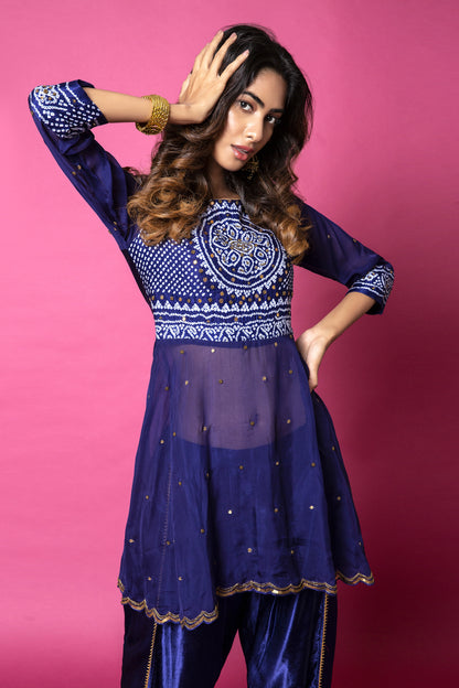 Peplum Tunic And Tulip Trousers