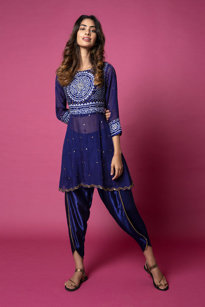 Peplum Tunic And Tulip Trousers